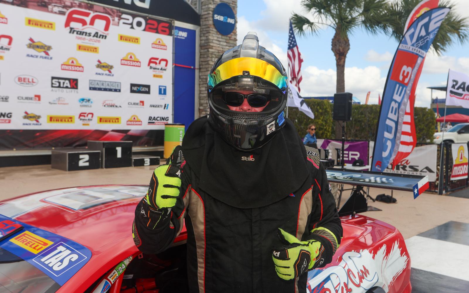 John Atwell Earns First Trans Am Win in Inaugural TA Sprint Race at Sebring